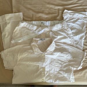***SOLD*** Serena & Lily Pink Stripe Pajama Set
